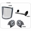 Ge Full Face Mesh Visor Kit, For Use With GH400 & GH401 Series Helmet Black GH604